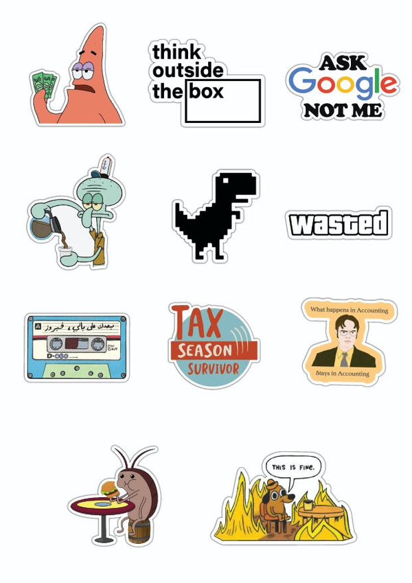 Finance stickers